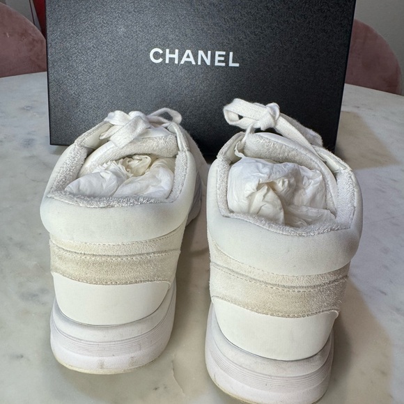 Interlocking CC Logo Nylon Sneakers
Used with some scuffs - Picture 4 of 5